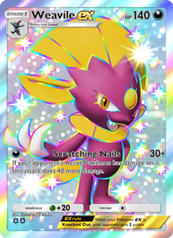 Weavile ex from A4