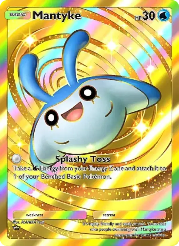 Mantyke Pokemon card from Secluded Springs