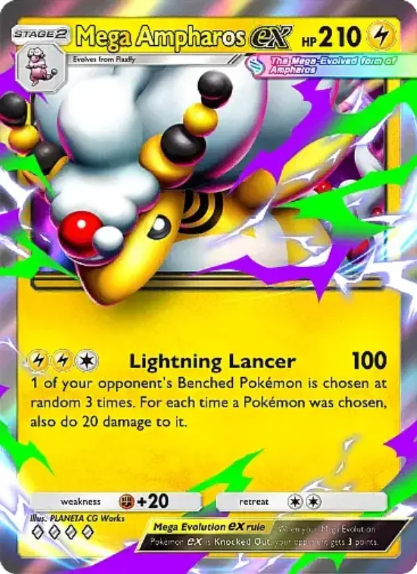 Mega Ampharos ex from B1