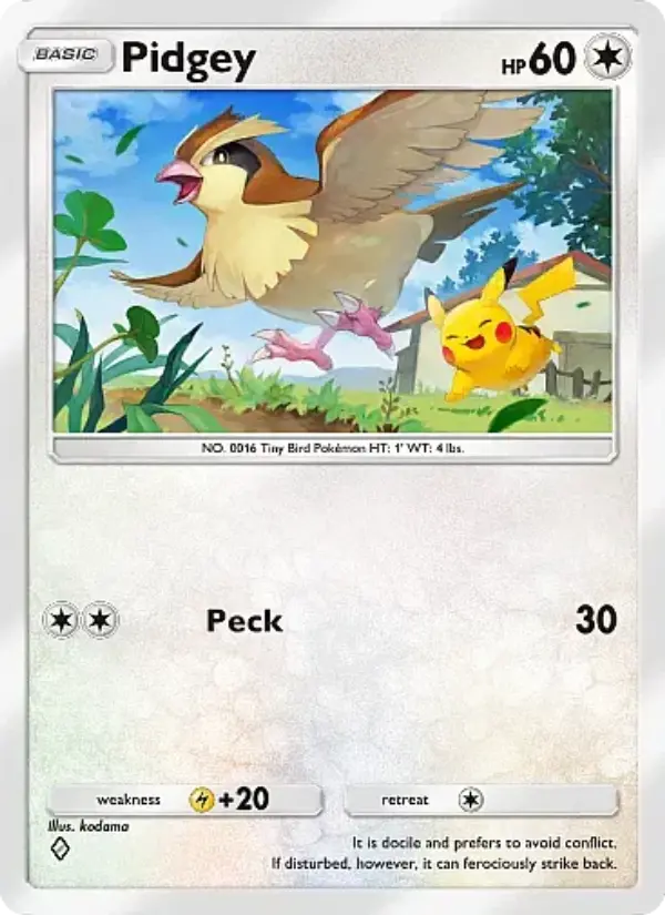 Pidgey from B1