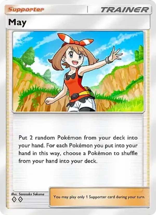 May Pokemon card from Mega Rising
