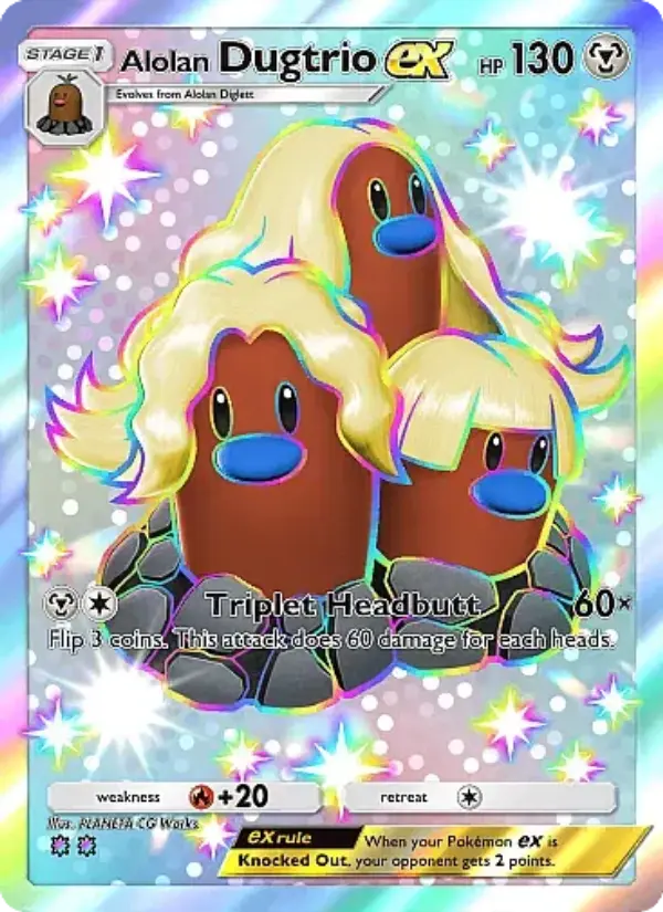 Alolan Dugtrio ex from B1