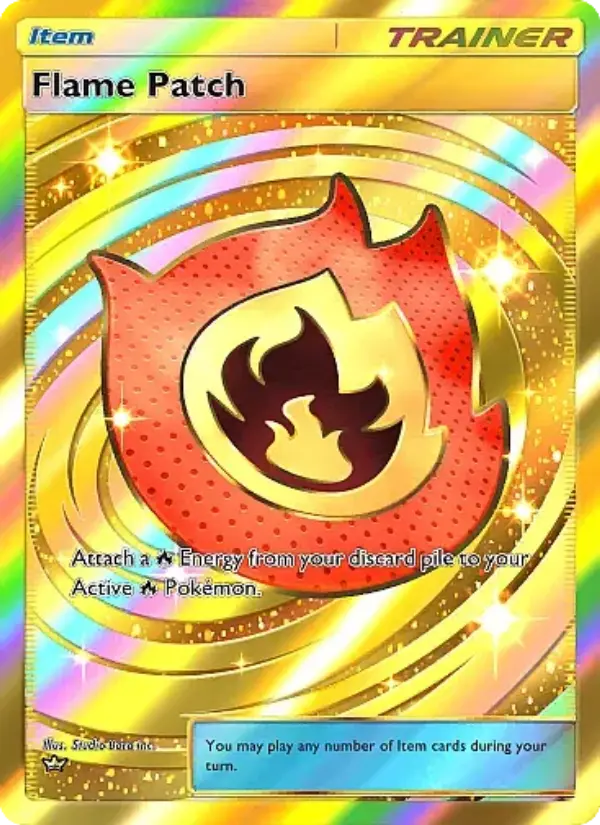 Flame Patch Pokemon card from Mega Rising