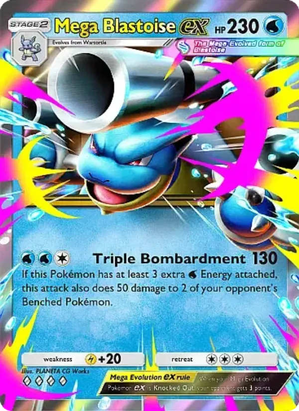 Mega Blastoise ex from B1a