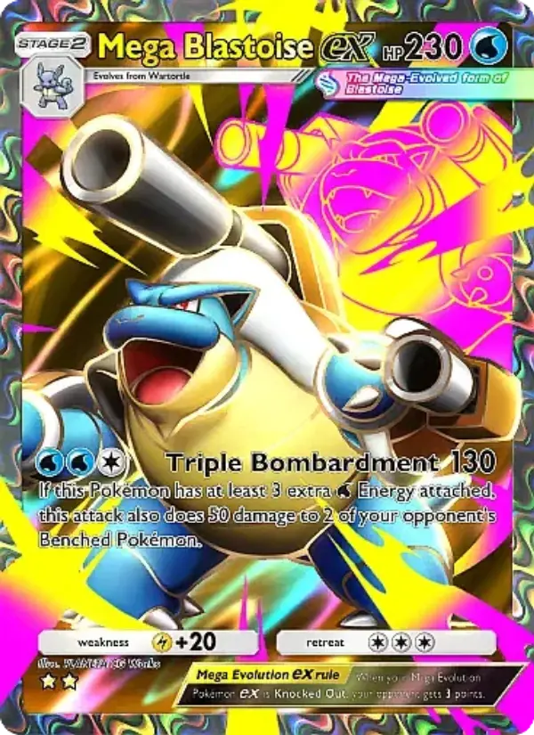 Mega Blastoise ex from B1a