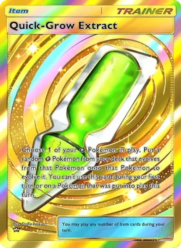 Quick-Grow Extract Pokemon card from Crimson Blaze