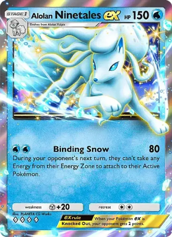 Alolan Ninetales ex from B2
