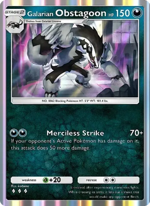 Galarian Obstagoon from B2