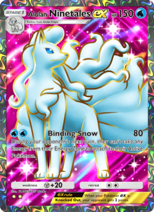Alolan Ninetales ex from B2
