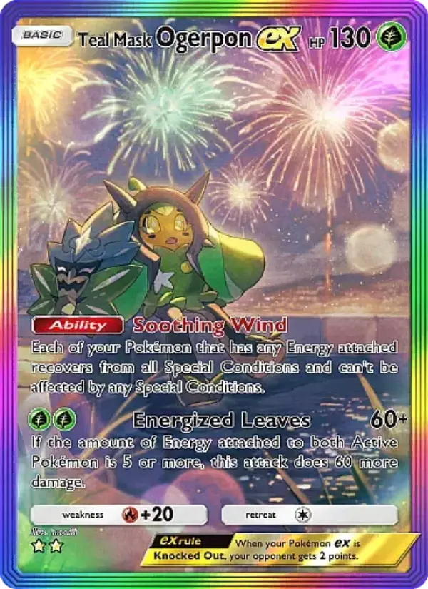 Teal Mask Ogerpon ex from B2