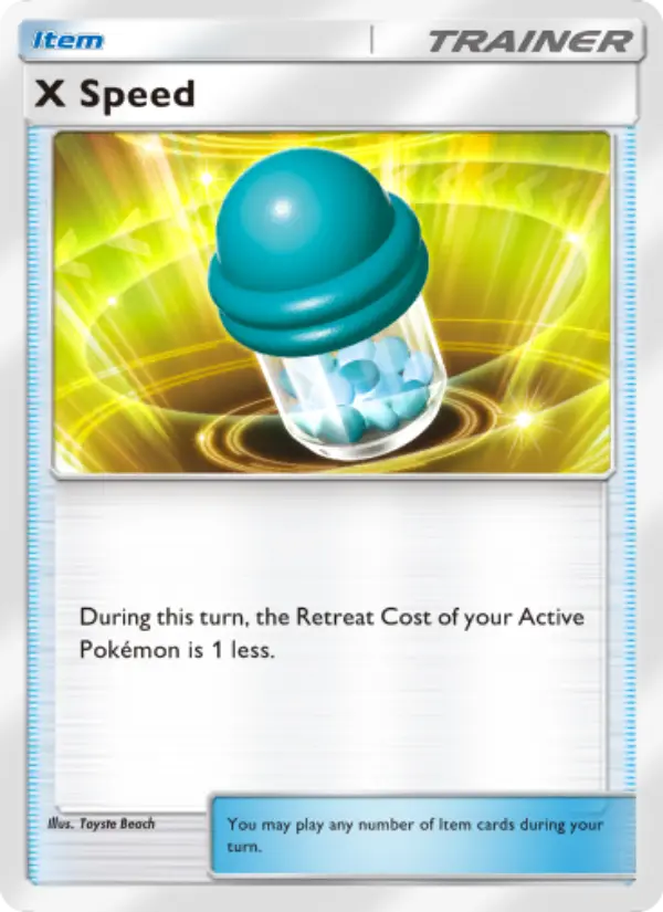 X Speed Pokemon card from Promos-A