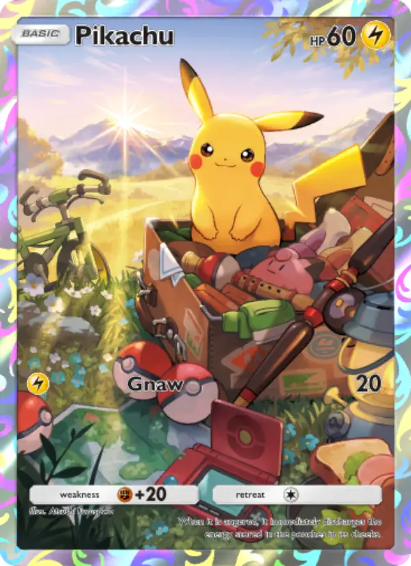 Pikachu Pokemon card from Promos-A