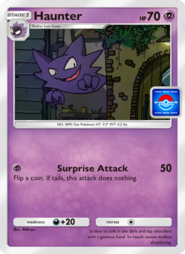 Haunter Pokemon card from Promos-A