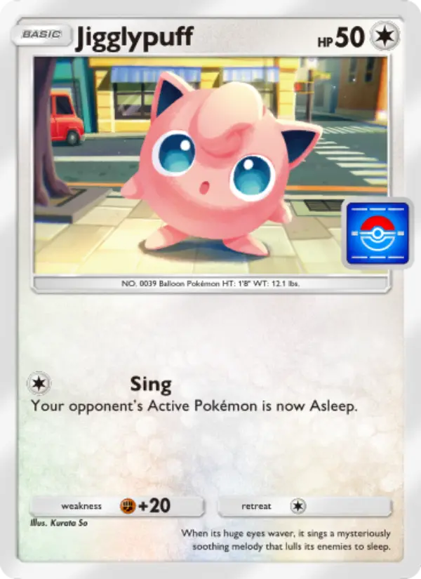 Jigglypuff Pokemon card from Promos-A