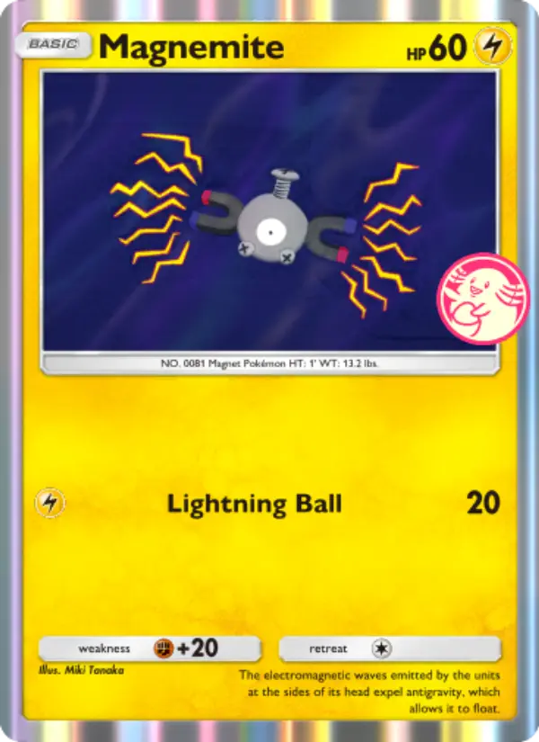 Magnemite Pokemon card from Promos-A