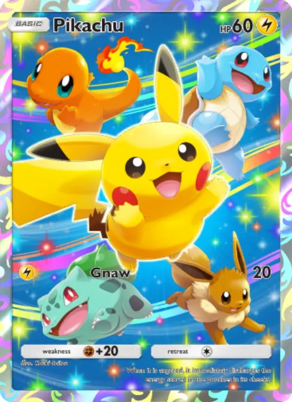 Pikachu Pokemon card from Promos-A