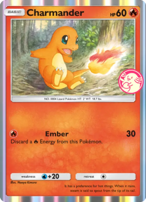 Charmander Pokemon card from Promos-A