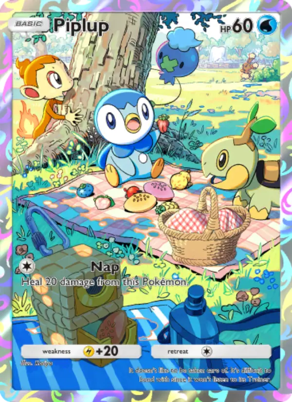 Piplup Pokemon card from Promos-A