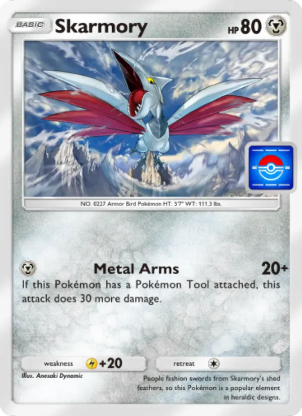 Skarmory Pokemon card from Promos-A