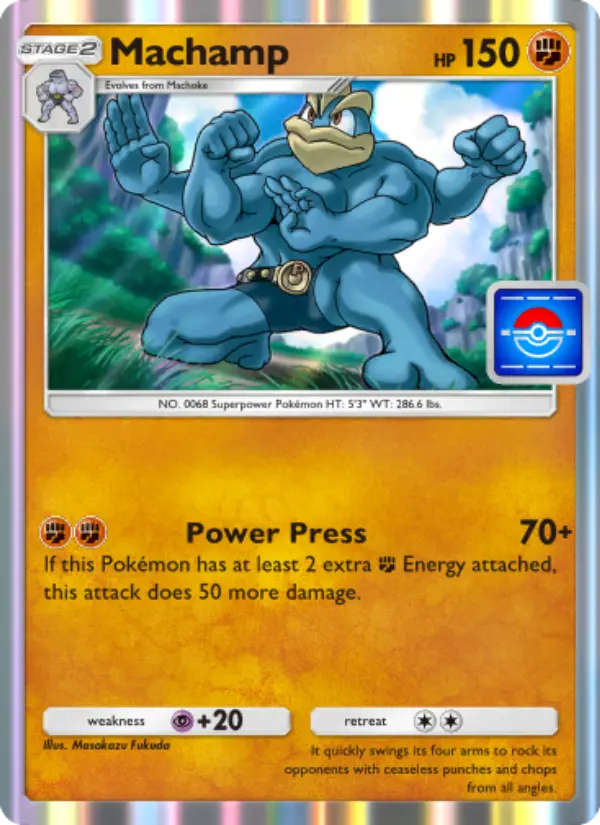 Machamp Pokemon card from Promos-A