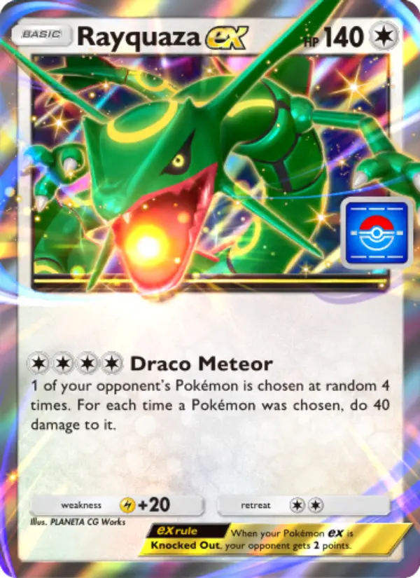 Rayquaza ex from P-A