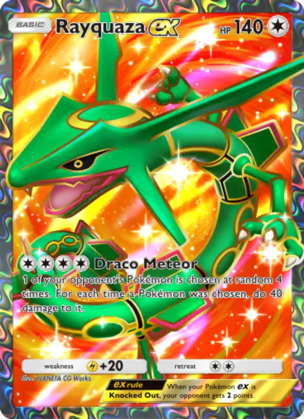 Rayquaza ex from P-A
