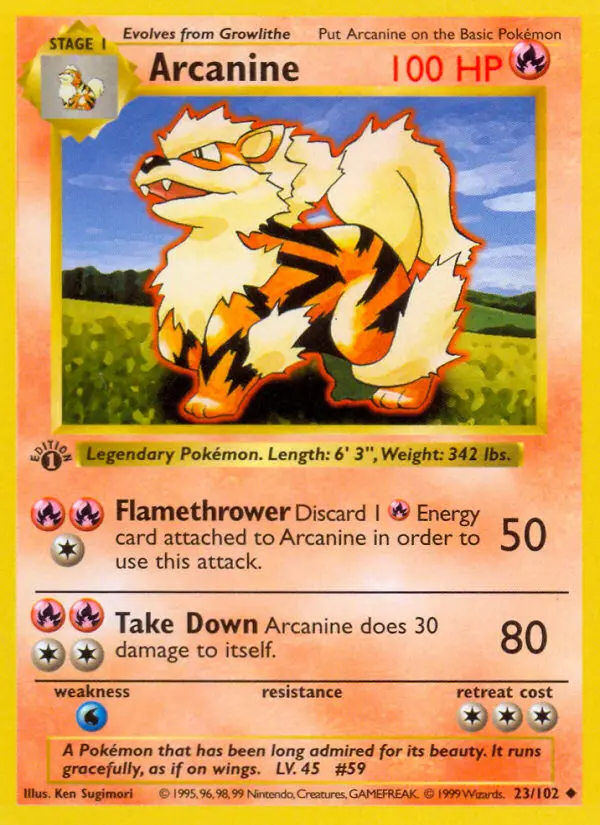 Arcanine from base1