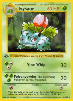 Ivysaur from Base Set