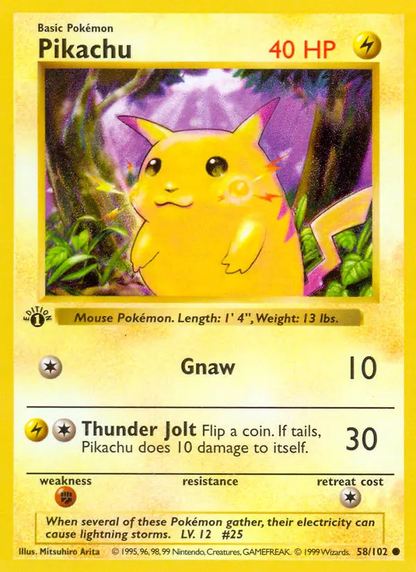 Pikachu from base1