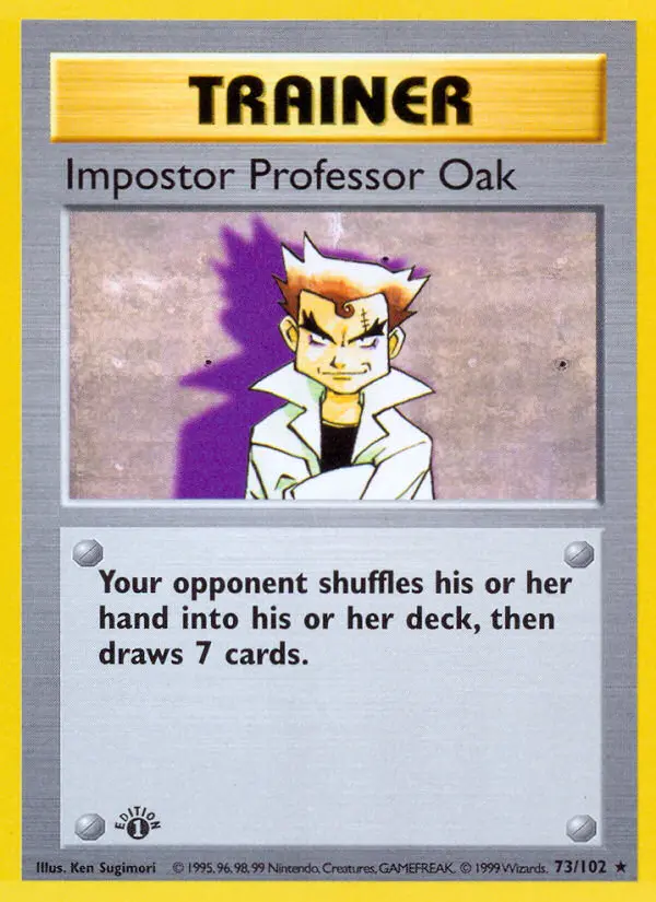 Impostor Professor Oak from base1