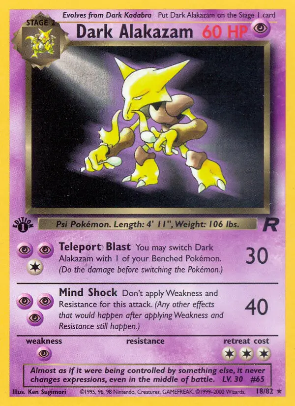 Dark Alakazam from base5