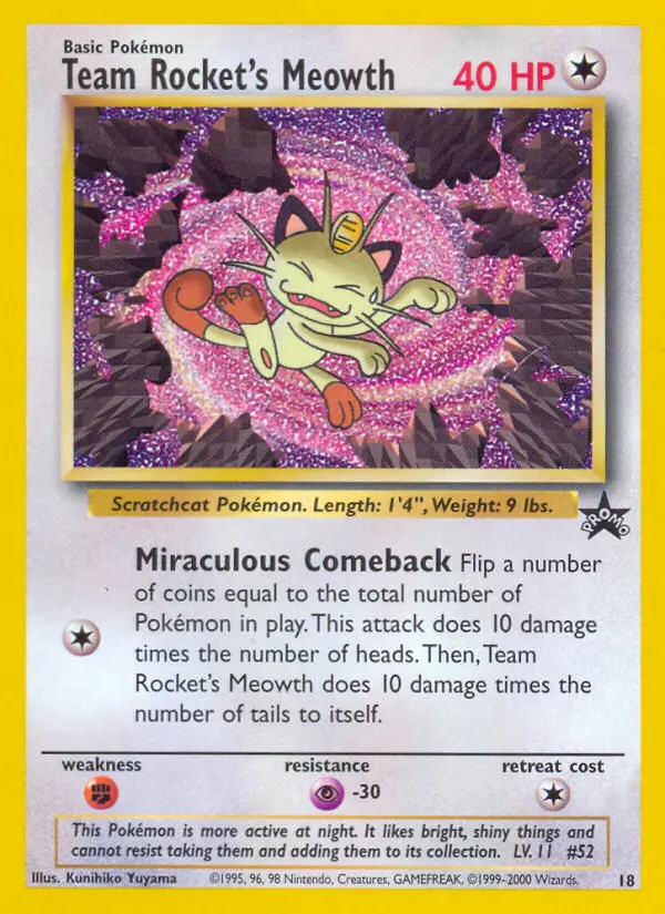 Team Rocket's Meowth from basep