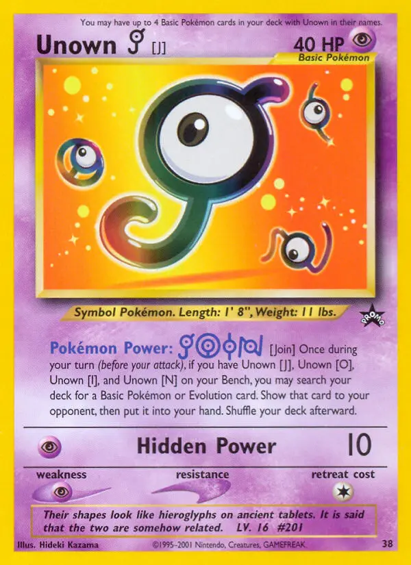 Unown [J] — Unown J