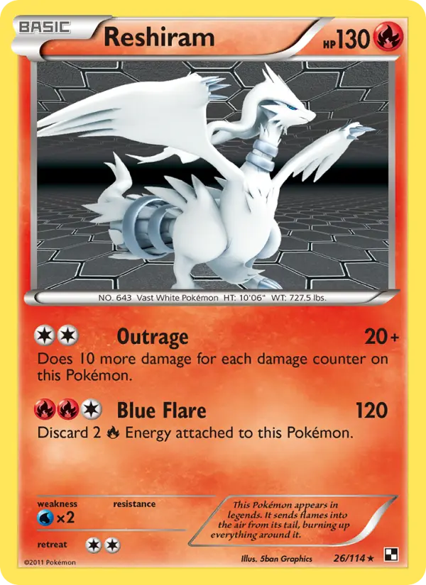 Reshiram from bw1