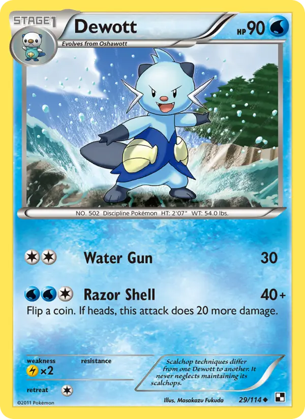 Dewott from bw1