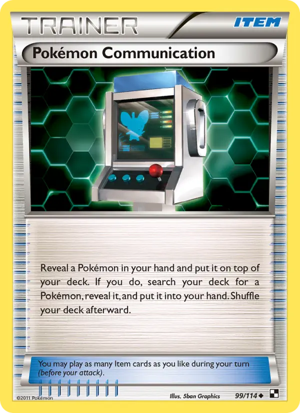 Pokémon Communication from bw1