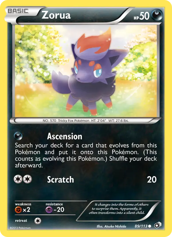 Zorua from bw11