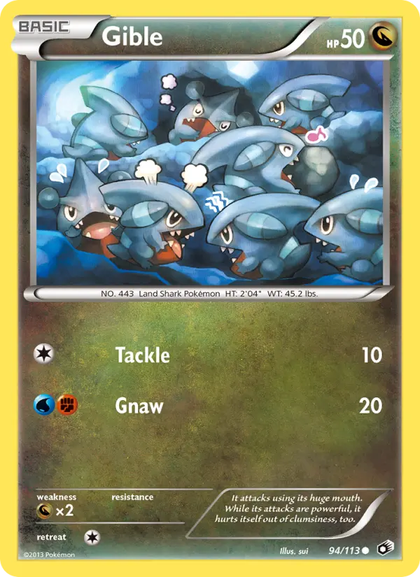 Gible from bw11