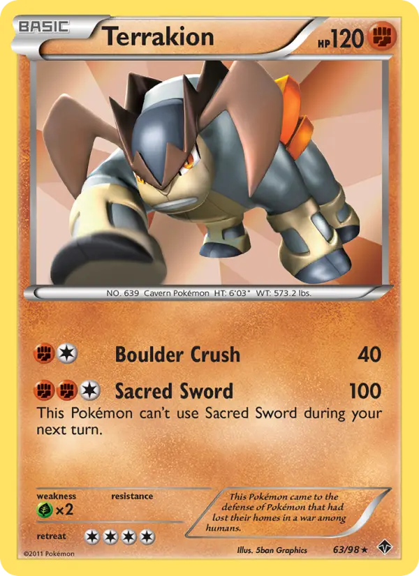 Terrakion from bw2