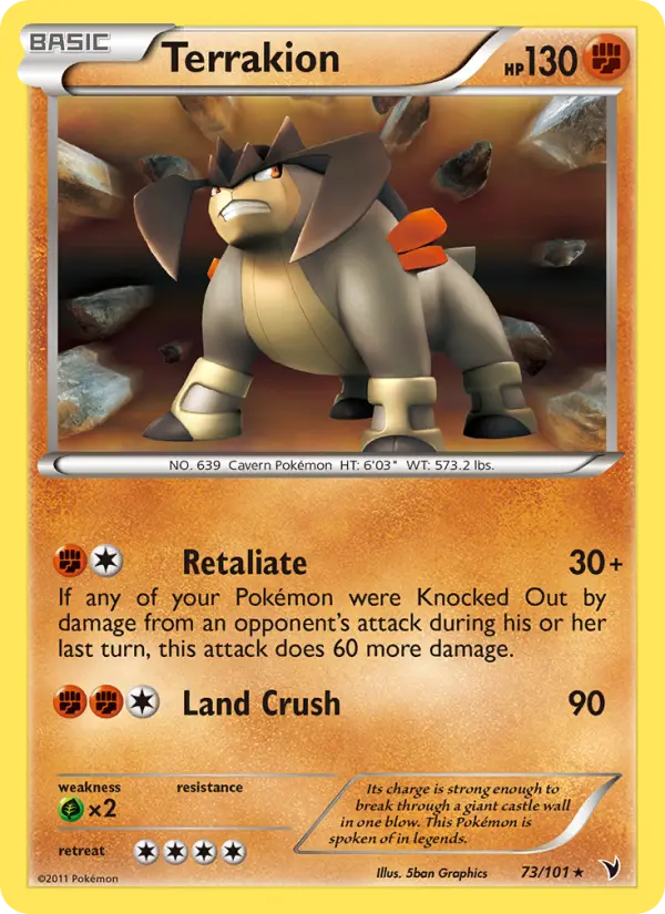 Terrakion from bw3