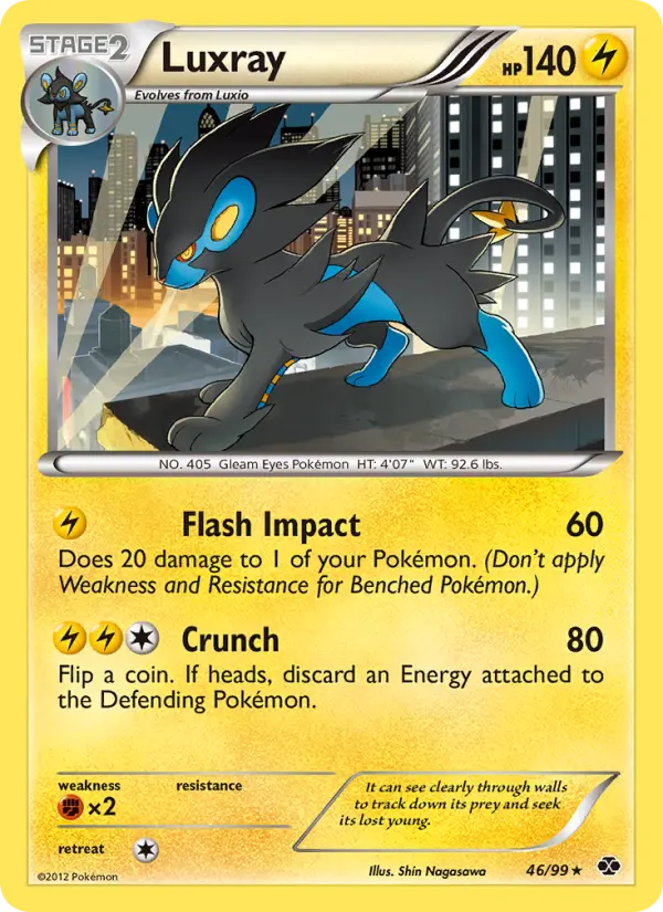 Luxray from bw4