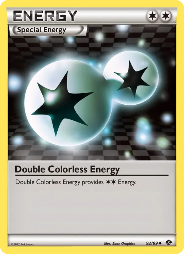 Double Colorless Energy from bw4