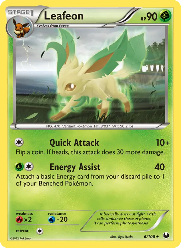 Leafeon from bw5