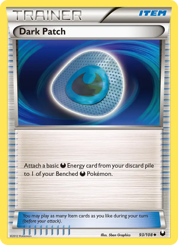 Dark Patch Pokemon card from Dark Explorers