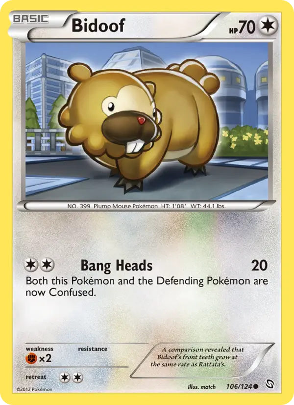 Bidoof from bw6