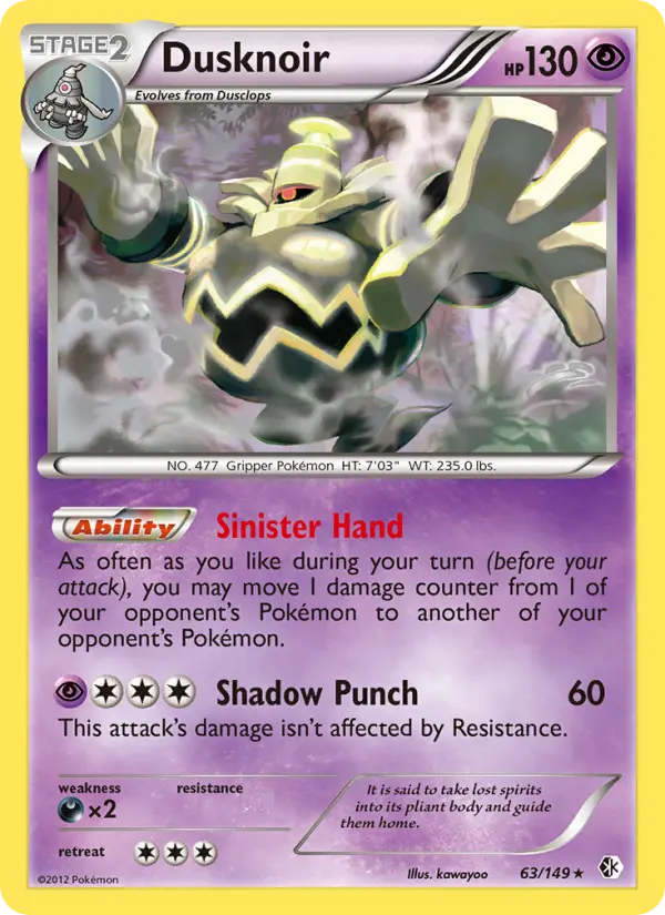 Dusknoir from bw7