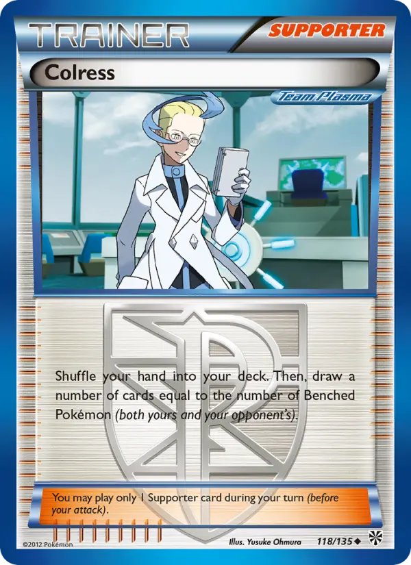 Colress Pokemon card from Plasma Storm