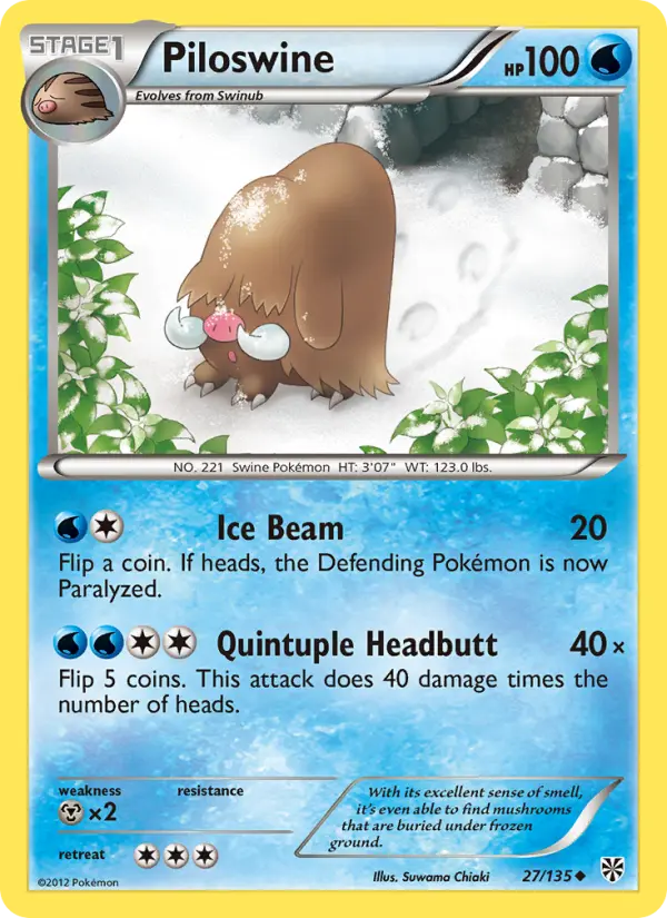 Piloswine from bw8
