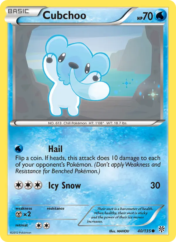 Cubchoo from bw8