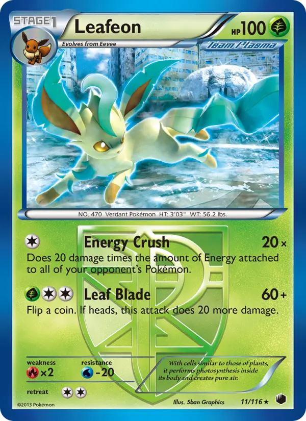 Leafeon from bw9